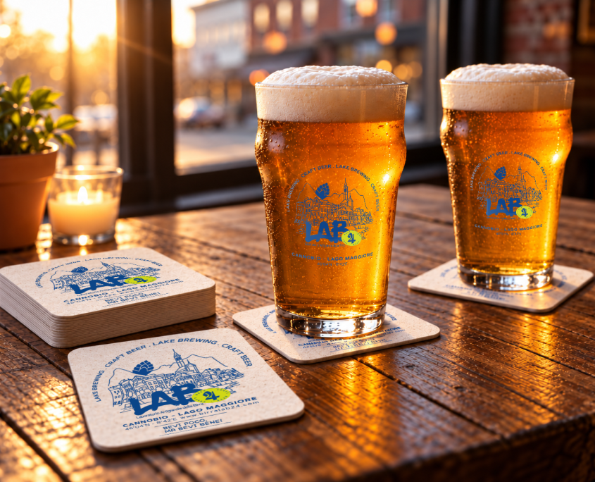 Birre al tramonto in birreria